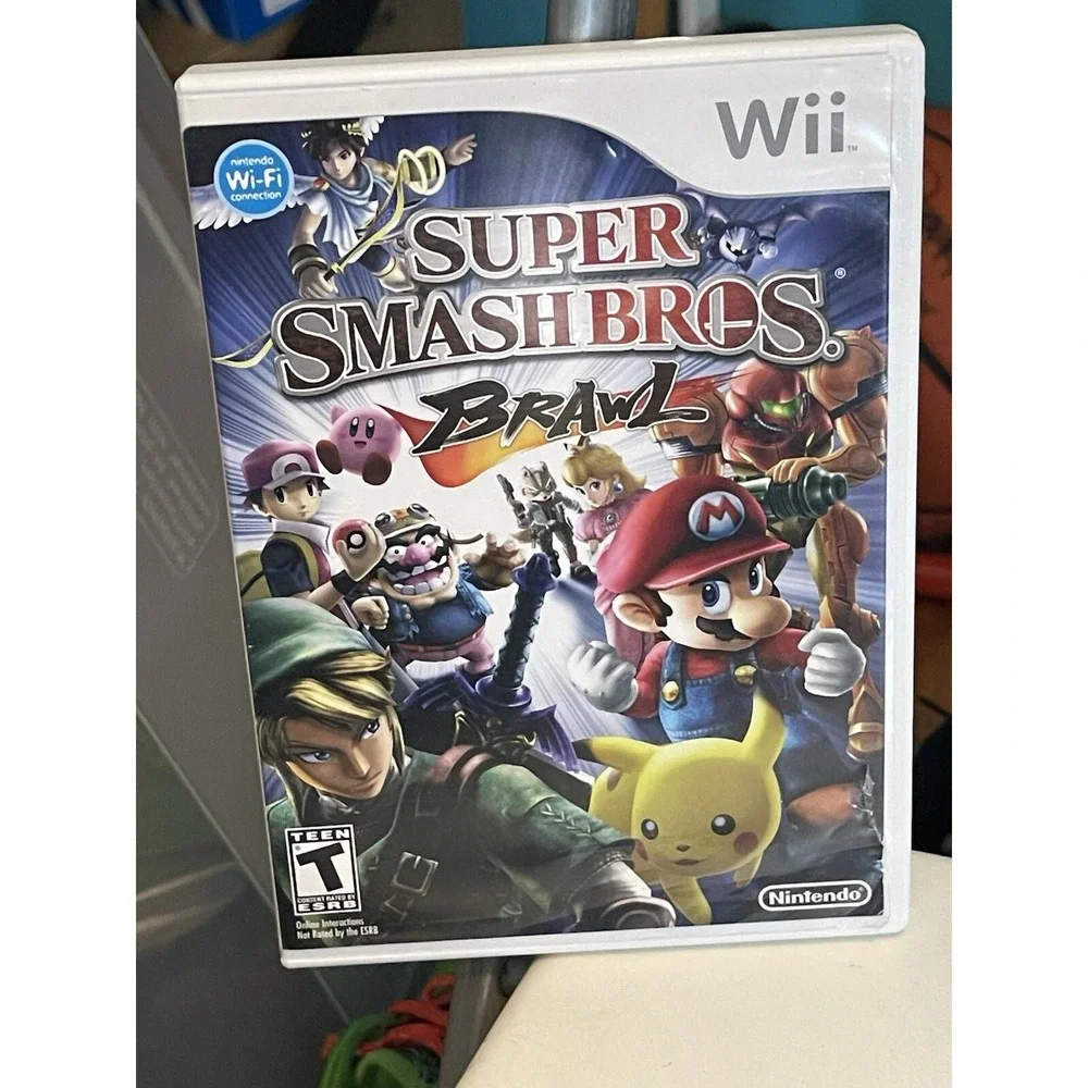 Super Smash Bros. Brawl (Nintendo Wii) Game Complete With Manual